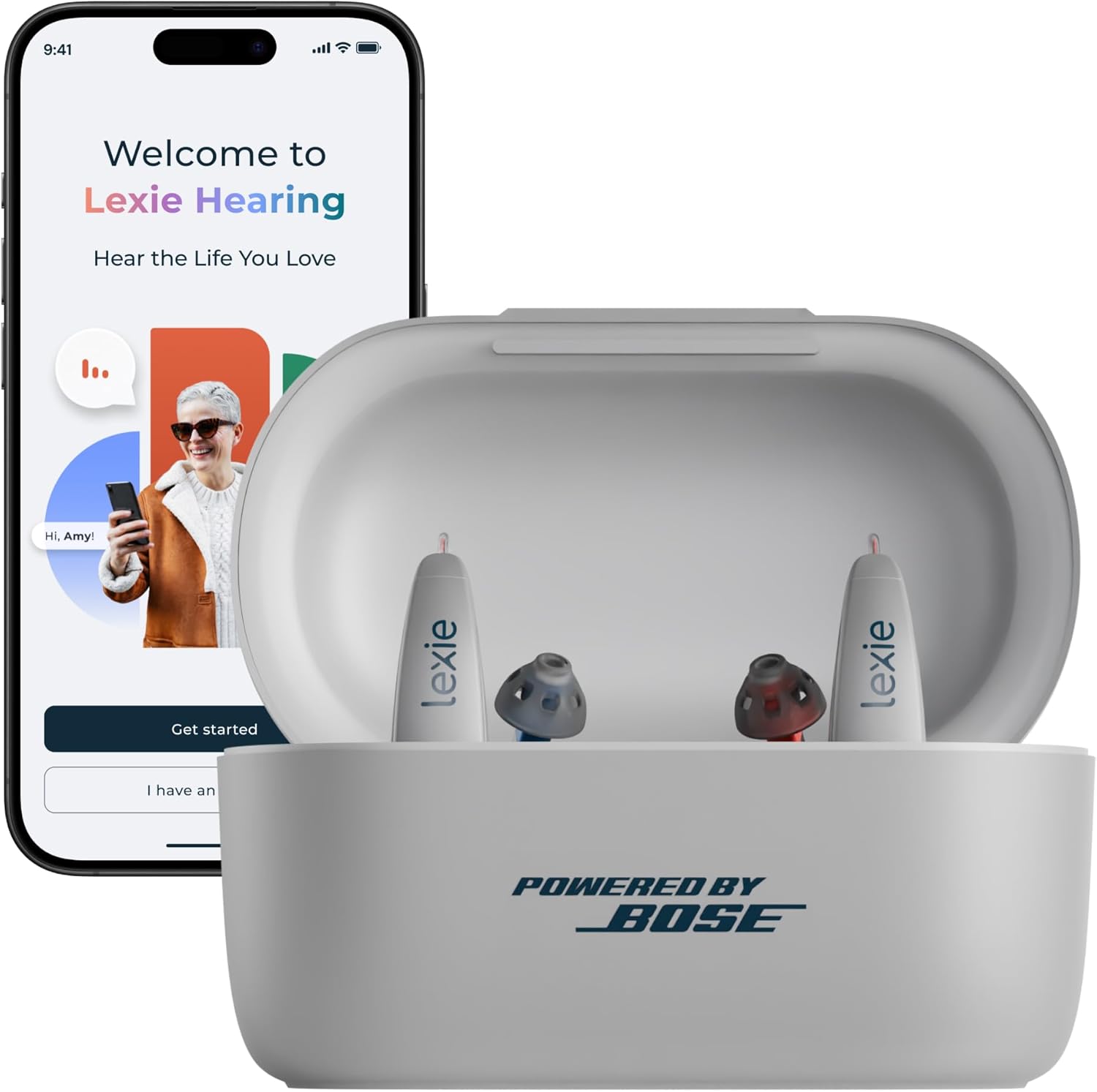 Lexie B2 Plus OTC Hearing Aids (Powered by Bose)