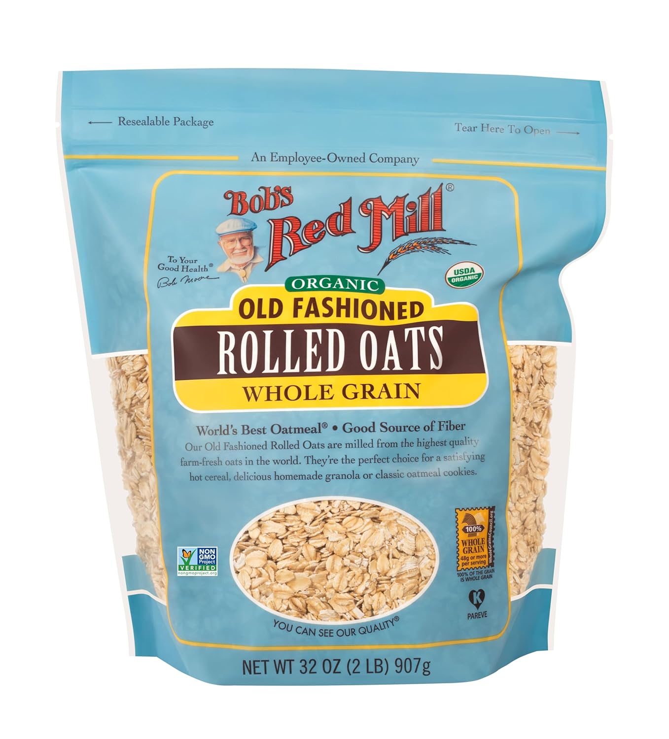 Bob's Red Mill Organic Old Fashioned Rolled Oats