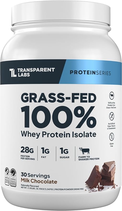 Transparent Labs Grass-Fed Whey Isolate