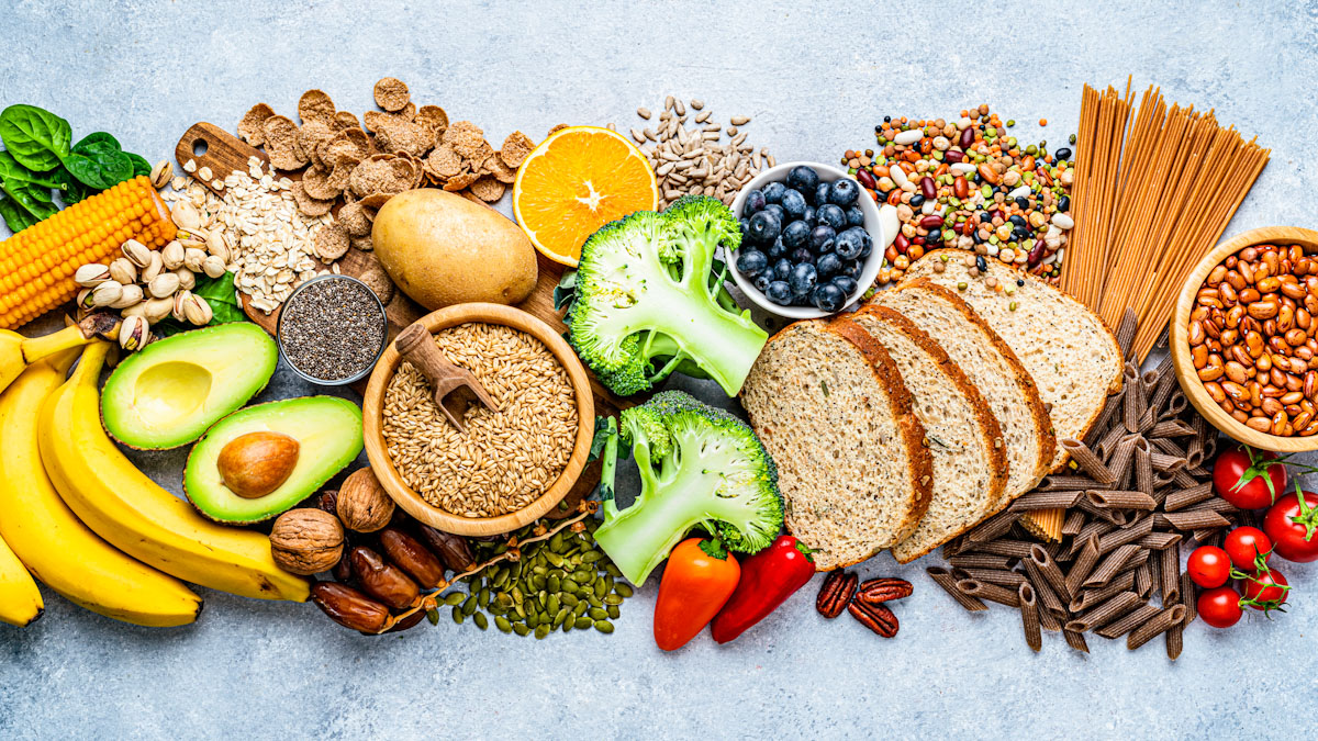 Whole-food plant diversity and fiber intake